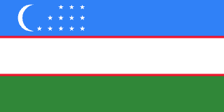 Uzbekistan flag